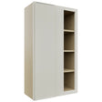 Fabuwood Echo Dove WBC2442 Wall Corner Blind Cabinet, Front View