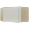 Fabuwood Echo Dove WDC2415 Wall Corner Diagonal Cabinet, Front View
