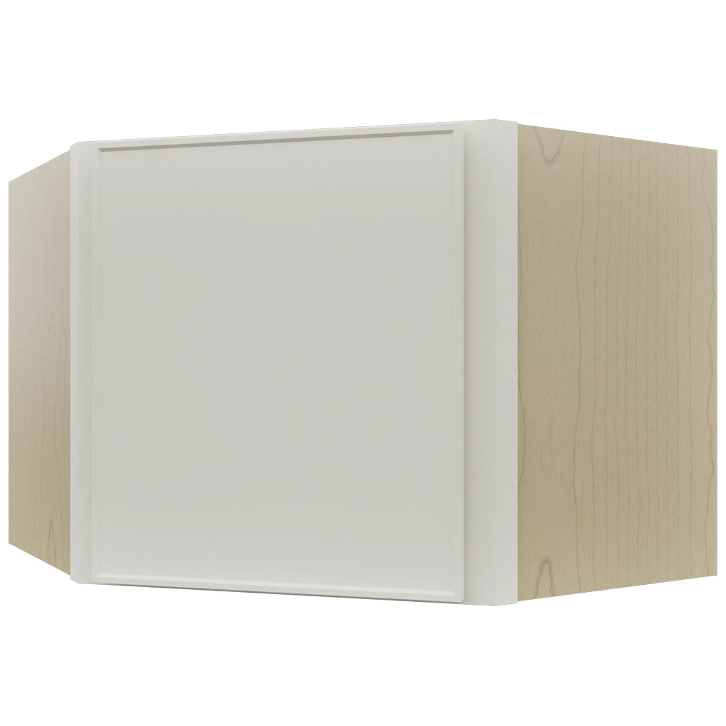 Fabuwood Echo Dove WDC2418 Wall Corner Diagonal Cabinet, Front View
