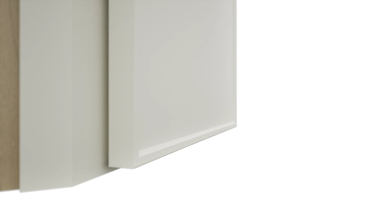Fabuwood Echo Dove WDC2418 Wall Corner Diagonal Cabinet, Detail View