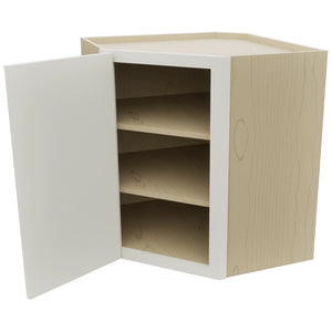 Fabuwood Echo Dove WDC2730 Wall Corner Diagonal Cabinet, Open View
