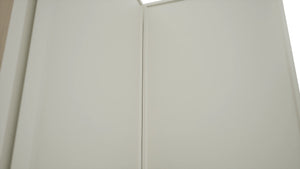 Fabuwood Echo Dove WPC2415 Wall Corner Pie Cabinet, Detail View