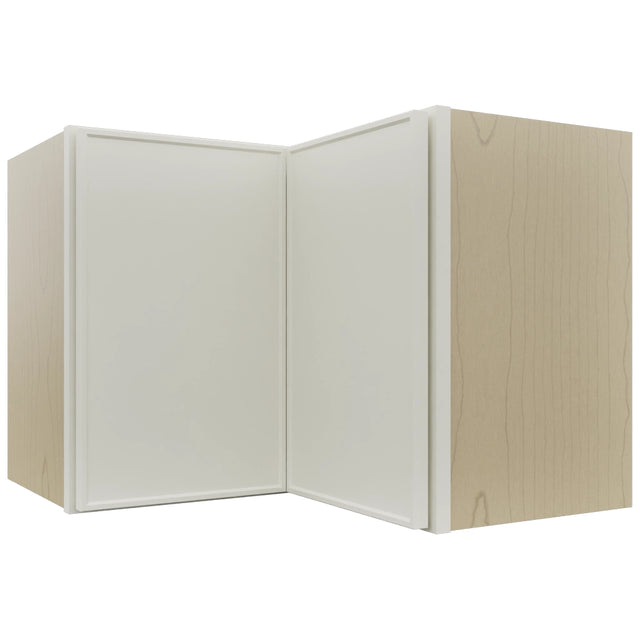 Fabuwood Echo Dove WPC2418 Wall Corner Pie Cabinet, Front View