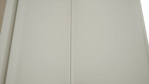Fabuwood Echo Dove WPC2418 Wall Corner Pie Cabinet, Detail View