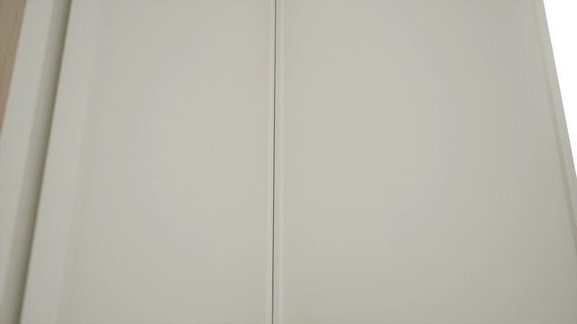 Fabuwood Echo Dove WPC2418 Wall Corner Pie Cabinet, Detail View