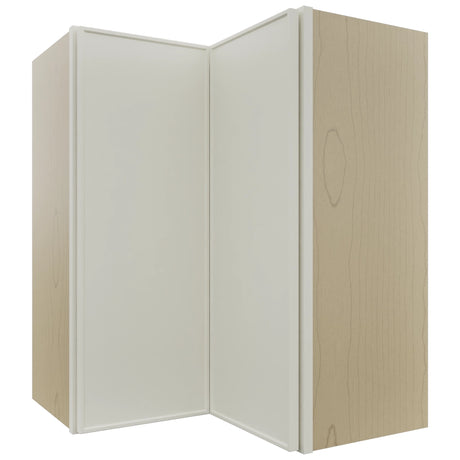 Fabuwood Echo Dove WPC2430 Wall Corner Pie Cabinet, Front View
