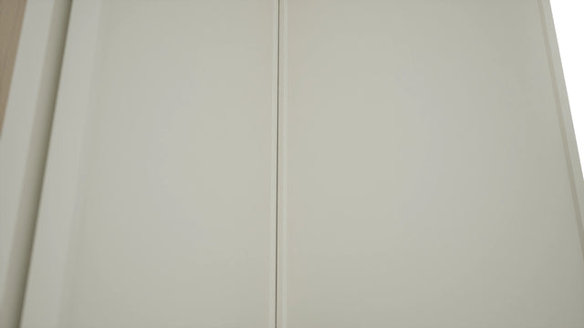 Fabuwood Echo Dove WPC2430 Wall Corner Pie Cabinet, Detail View