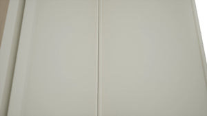 Fabuwood Echo Dove WPC2436 Wall Corner Pie Cabinet, Detail View
