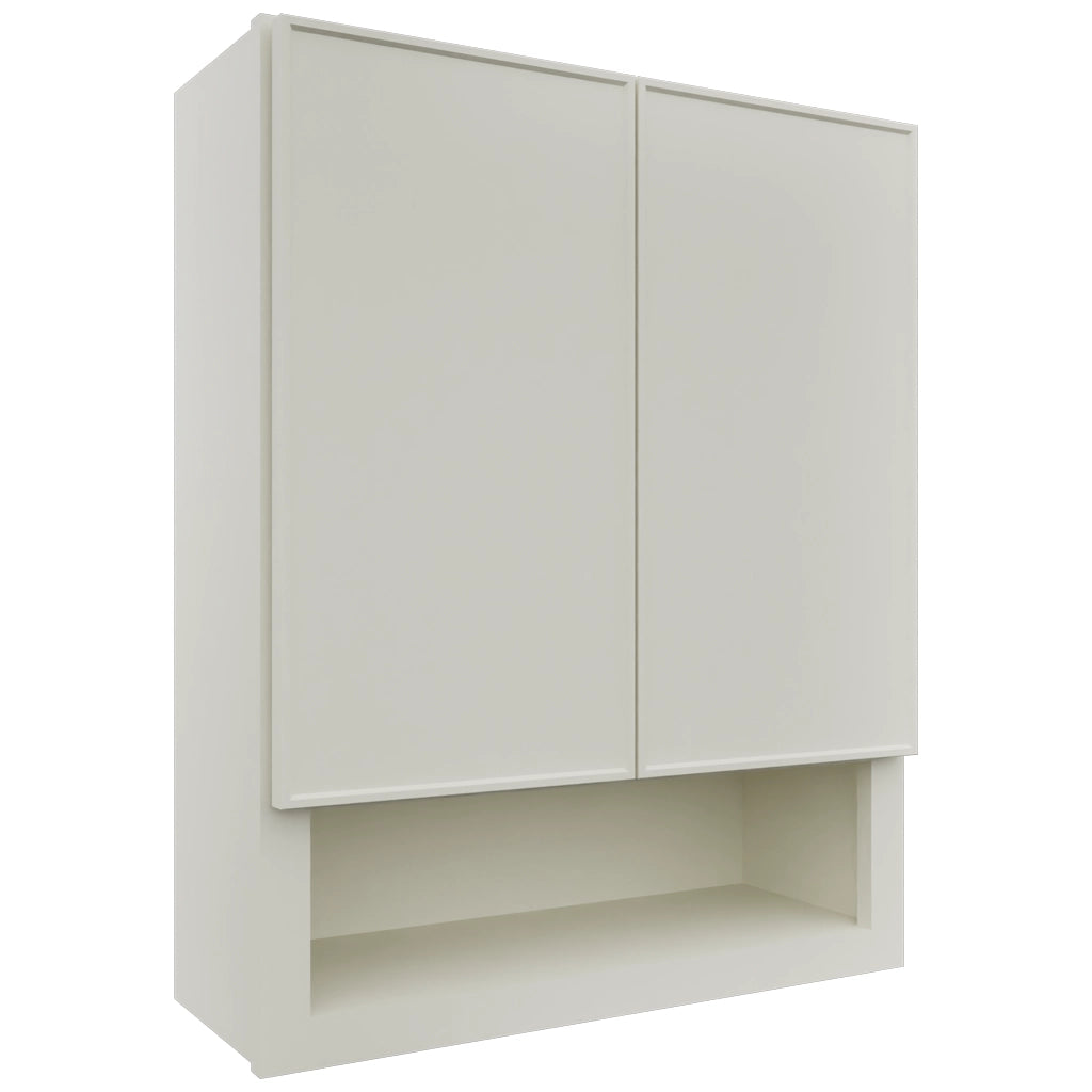 Fabuwood Echo Dove WVS2430 Vanity Wall Storage, Front View