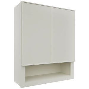 Fabuwood Echo Dove WVS2430 Vanity Wall Storage, Front View