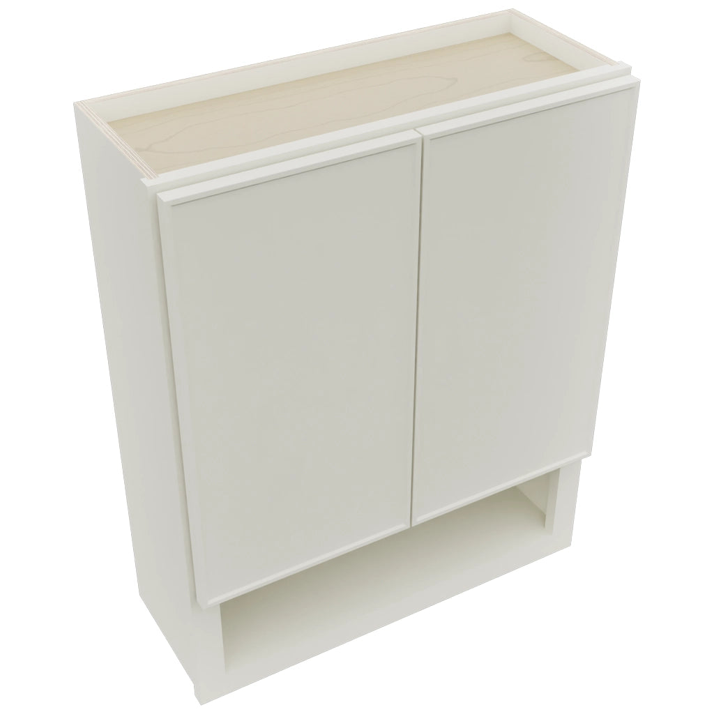 Fabuwood Echo Dove WVS2430 Vanity Wall Storage, Top View