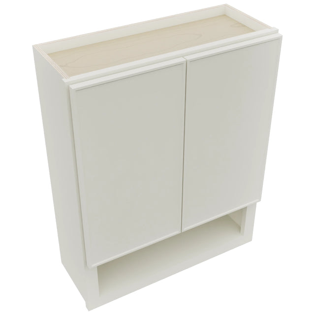 Fabuwood Echo Dove WVS2430 Vanity Wall Storage, Top View