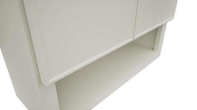 Fabuwood Echo Dove WVS2430 Vanity Wall Storage, Detail View