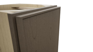 Fabuwood Echo Mocha B12FD-12D Base Full Door Cabinet, Detail View