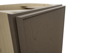 Fabuwood Echo Mocha B15FD-12D Base Full Door Cabinet, Detail View