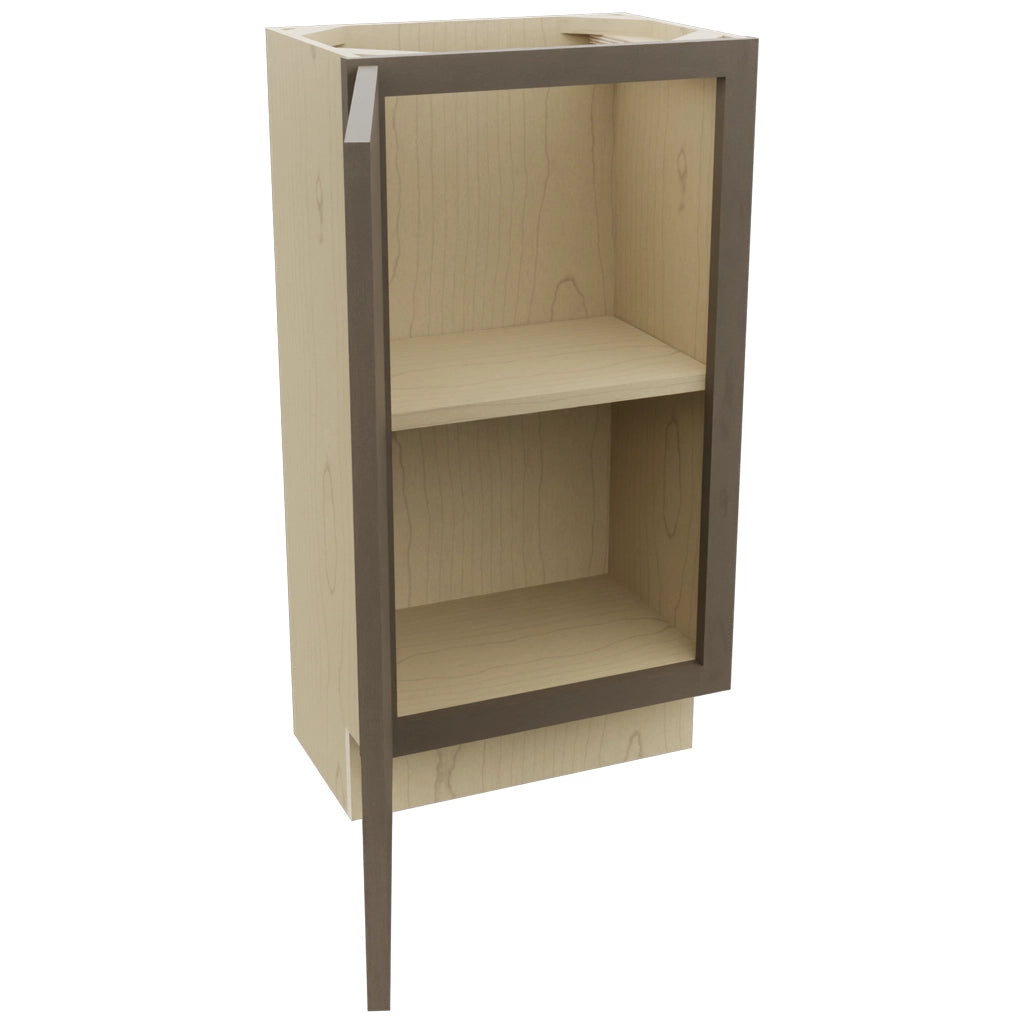 Fabuwood Echo Mocha B18FD-12D Base Full Door Cabinet, Open View