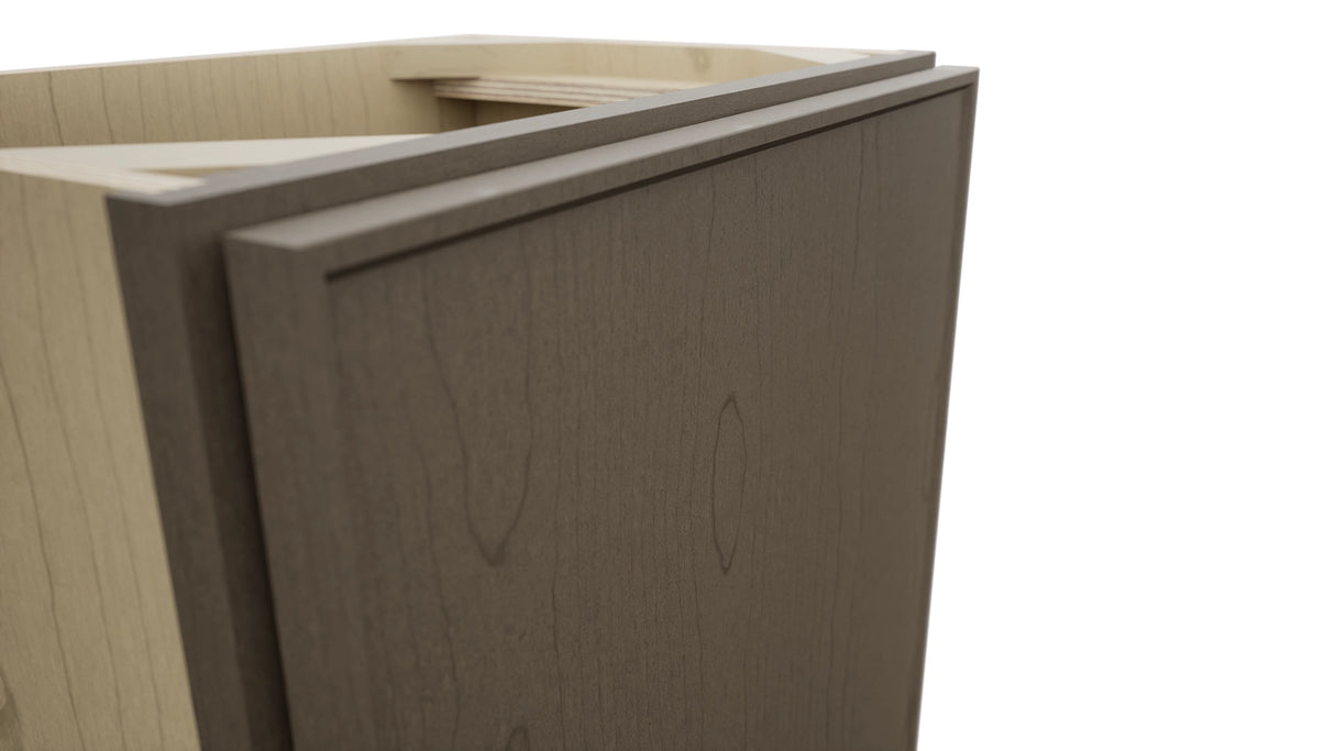 Fabuwood Echo Mocha B18FD-12D Base Full Door Cabinet, Detail View