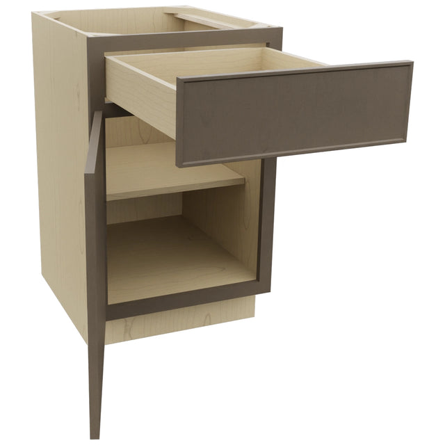 Fabuwood Echo Mocha B21 Base Standard Cabinet, Open View