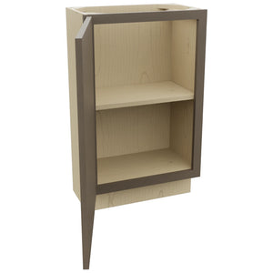Fabuwood Echo Mocha B21FD-12D Base Full Door Cabinet, Open View