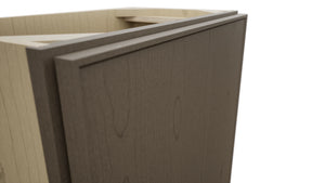 Fabuwood Echo Mocha B21FD-12D Base Full Door Cabinet, Detail View