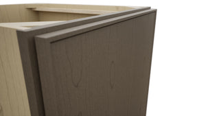 Fabuwood Echo Mocha B21FD Base Full Door Cabinet, Detail View