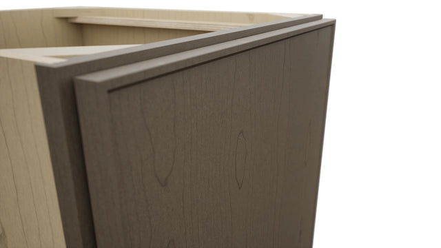 Fabuwood Echo Mocha B21FD Base Full Door Cabinet, Detail View