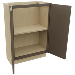 Fabuwood Echo Mocha B24FD-12D Base Full Door Cabinet, Open View