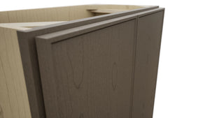 Fabuwood Echo Mocha B24FD-12D Base Full Door Cabinet, Detail View