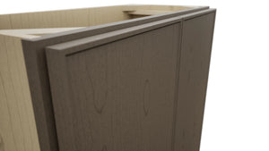 Fabuwood Echo Mocha B27FD-12D Base Full Door Cabinet, Detail View