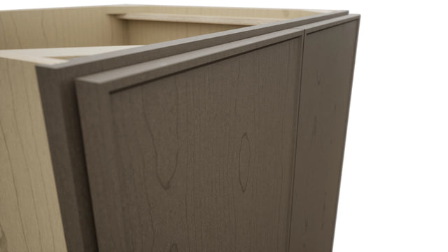 Fabuwood Echo Mocha B27FD Base Full Door Cabinet, Detail View