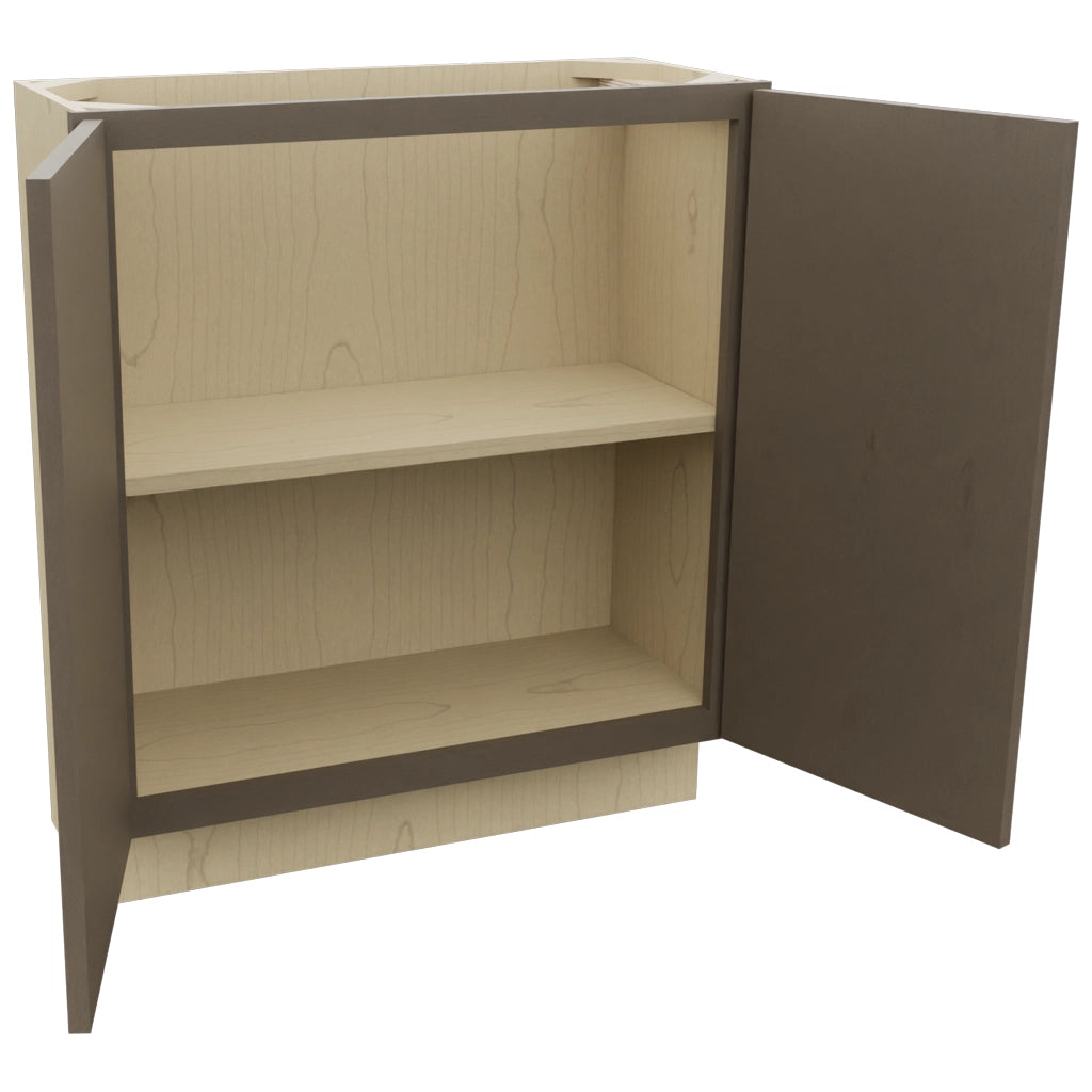 Fabuwood Echo Mocha B30FD-12D Base Full Door Cabinet, Open View