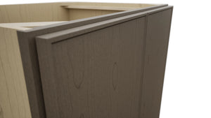 Fabuwood Echo Mocha B30FD Base Full Door Cabinet, Detail View