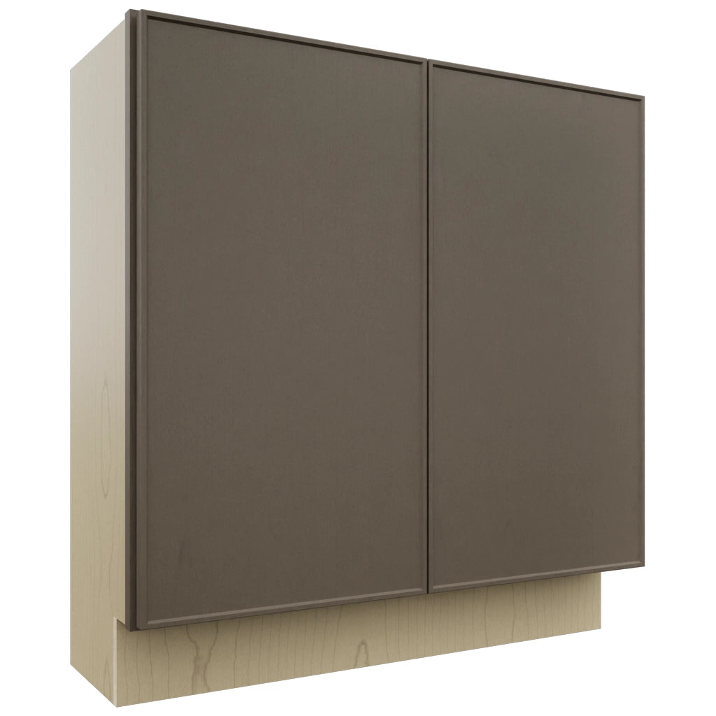 Fabuwood Echo Mocha B33FD-12D Base Full Door Cabinet, Front View