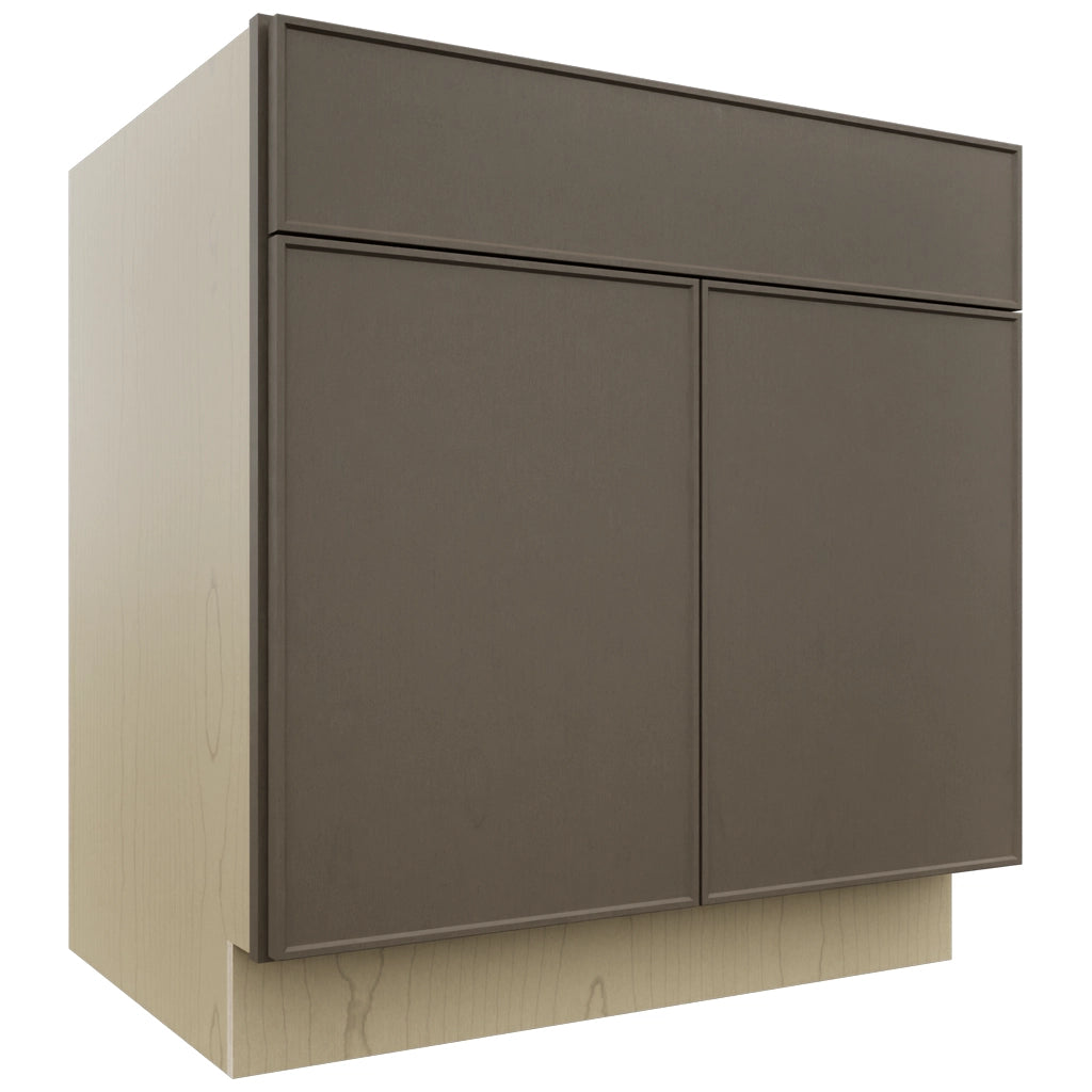 Fabuwood Echo Mocha B33SDF Base Standard Cabinet, Front View