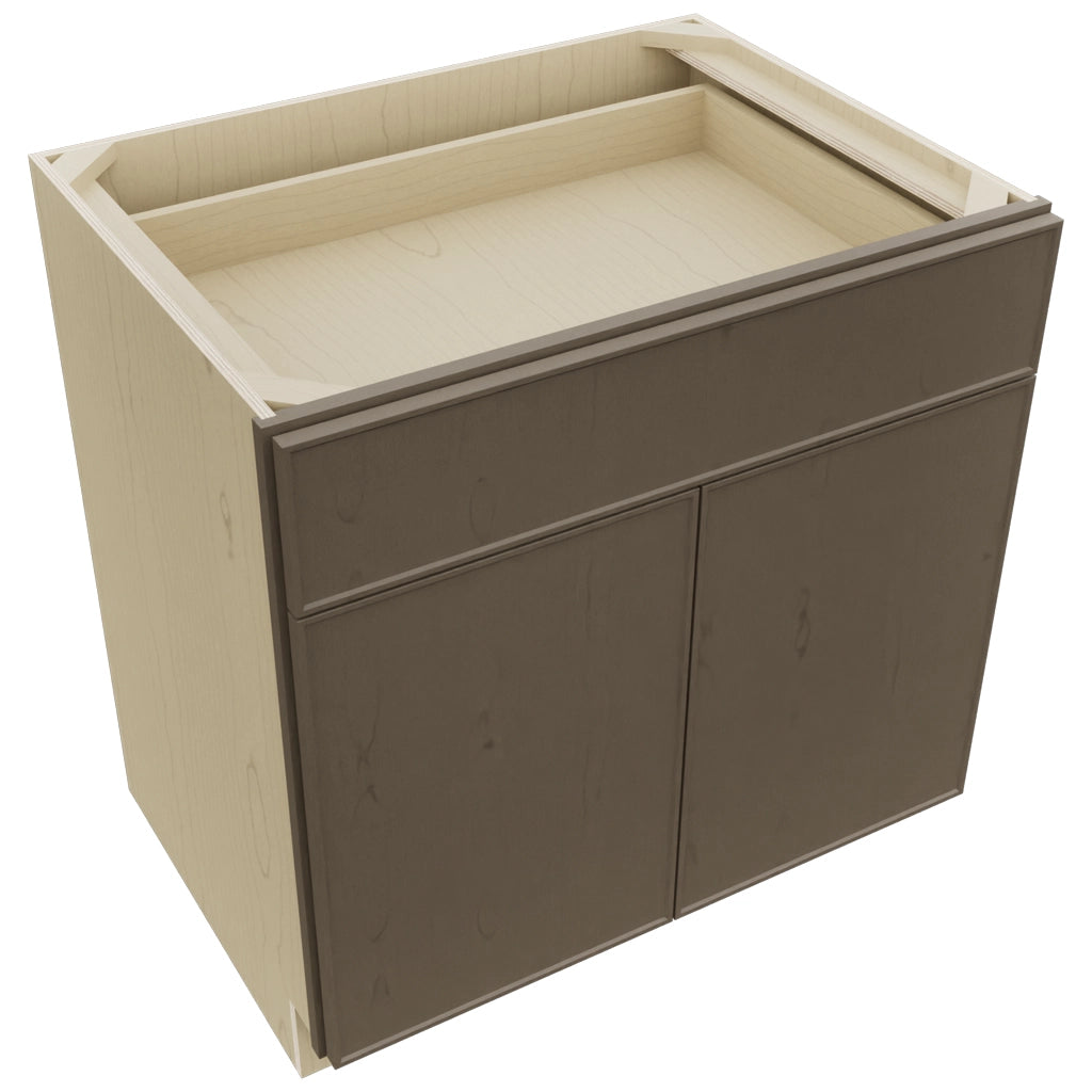 Fabuwood Echo Mocha B33SDF Base Standard Cabinet, Top View