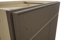 Fabuwood Echo Mocha B33SDF Base Standard Cabinet, Detail View