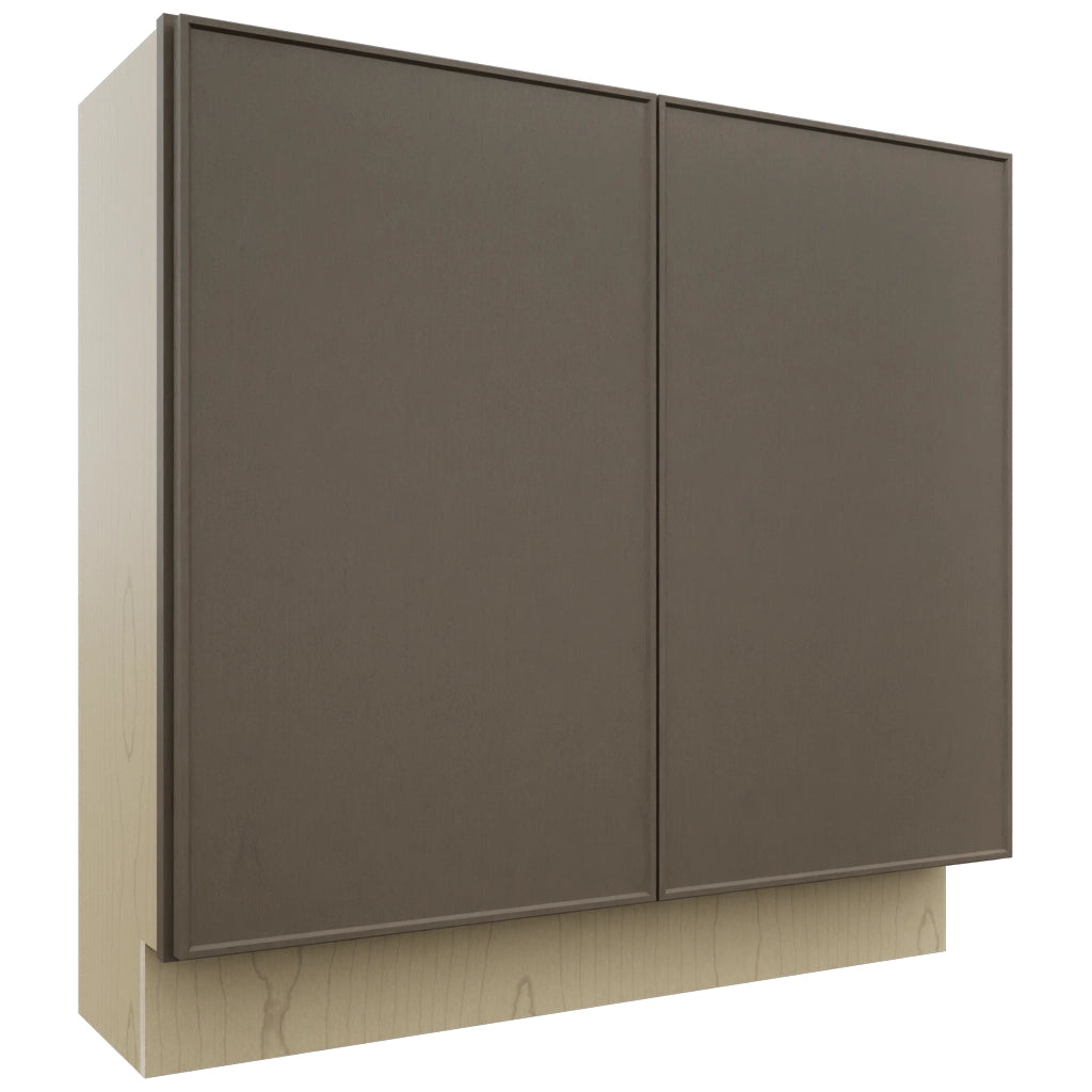 Fabuwood Echo Mocha B36FD-12D Base Full Door Cabinet, Front View