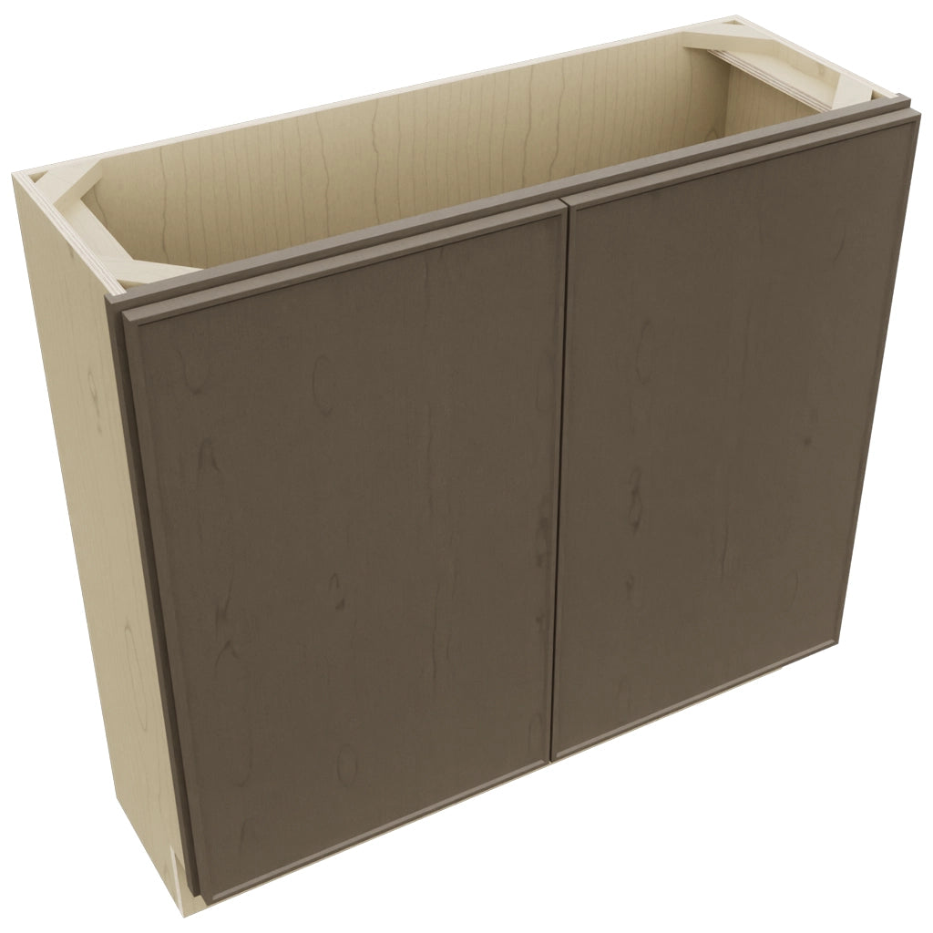 Fabuwood Echo Mocha B36FD-12D Base Full Door Cabinet, Top View