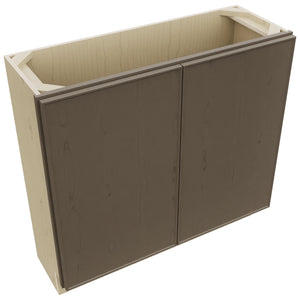 Fabuwood Echo Mocha B36FD-12D Base Full Door Cabinet, Top View