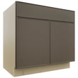 Fabuwood Echo Mocha B36SDF Base Standard Cabinet, Front View