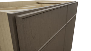 Fabuwood Echo Mocha B39 Base Standard Cabinet, Detail View
