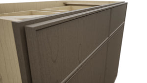 Fabuwood Echo Mocha B42 Base Standard Cabinet, Detail View
