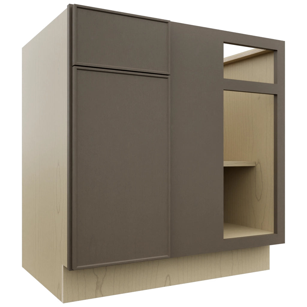 Fabuwood Echo Mocha BLB39/42 Base Corner Blind Cabinet, Front View