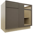 Fabuwood Echo Mocha BLB42/45 Base Corner Blind Cabinet, Front View