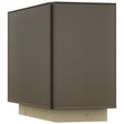Fabuwood Echo Mocha BRA24 Base Return Angle Cabinet, Front View