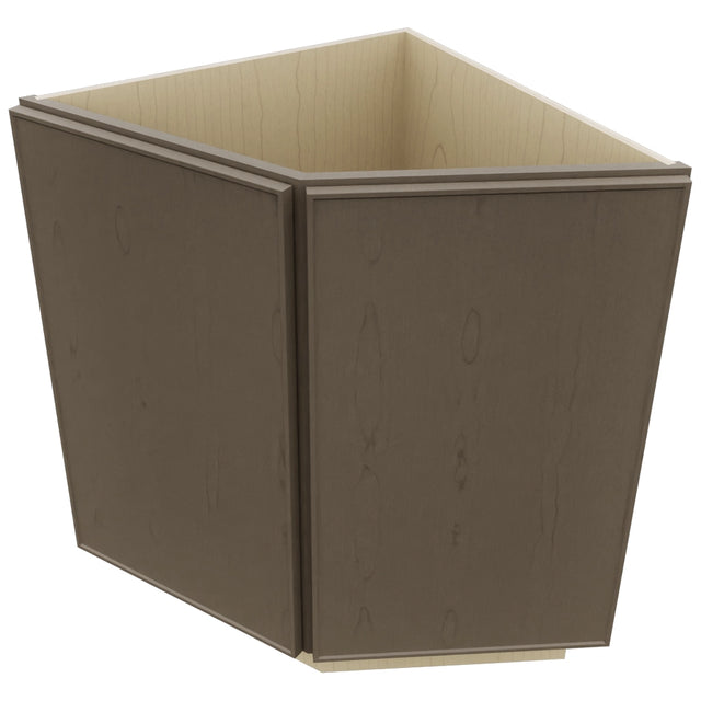 Fabuwood Echo Mocha BRA24 Base Return Angle Cabinet, Top View