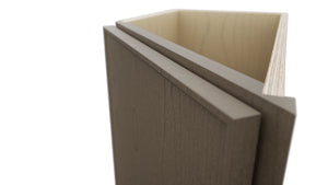 Fabuwood Echo Mocha BTL12 Base Transitional Cabinet, Detail View