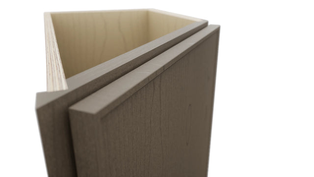 Fabuwood Echo Mocha BTR12 Base Transitional Cabinet, Detail View