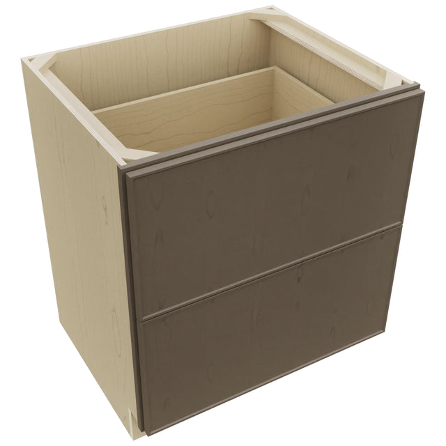 Fabuwood Echo Mocha DB30-2 Base 2 Drawers Cabinet, Top View