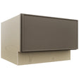 Fabuwood Echo Mocha DBS24 Base Bench Seat Cabinet, Front View